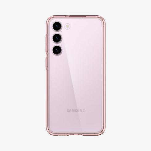 ACS05617 - Galaxy S23 Ultra Case Ultra Hybrid in crystal clear showing the back